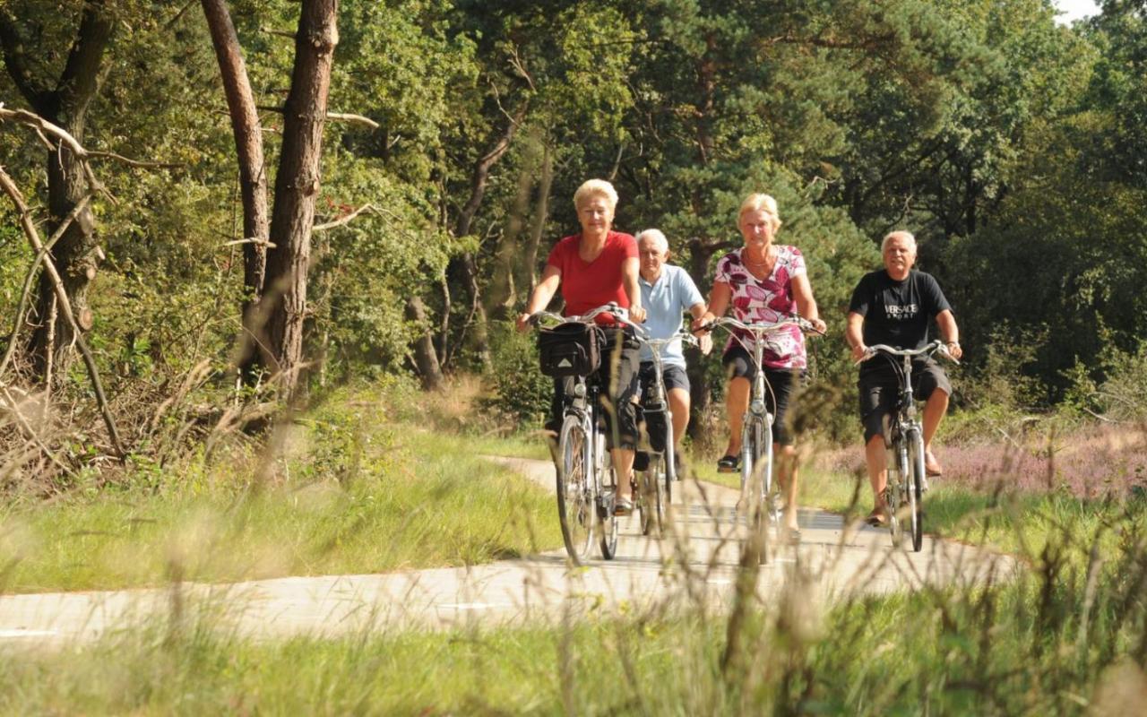 Sfeervolle Chalet Met Terras, H14 De Veldkamp, Epe, Voor 4 Personen Villa Eksteriør billede